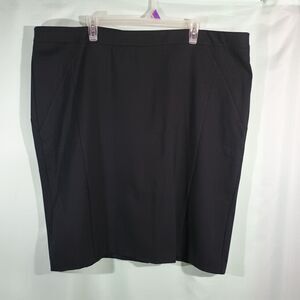 Lane Bryant Black Pencil Skirt Women's Knee Length Work Office Career skirt